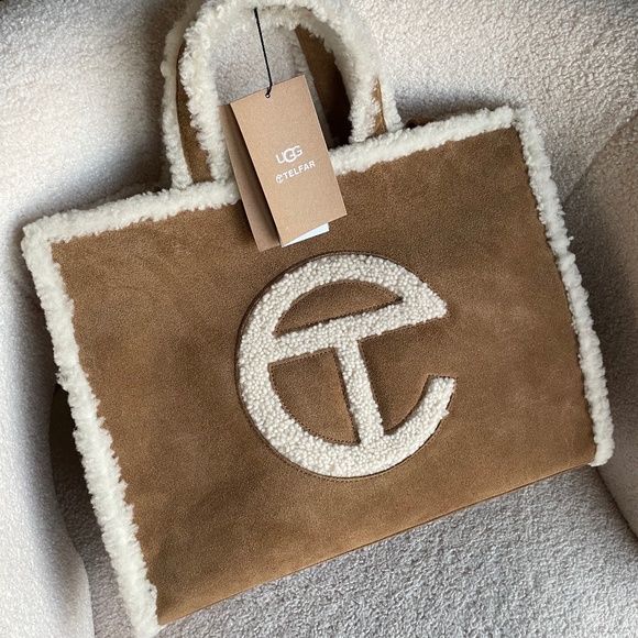 Telfar Bags Nwt Ugg X Telfar Medium Shopper Chestnut Sold Out On
